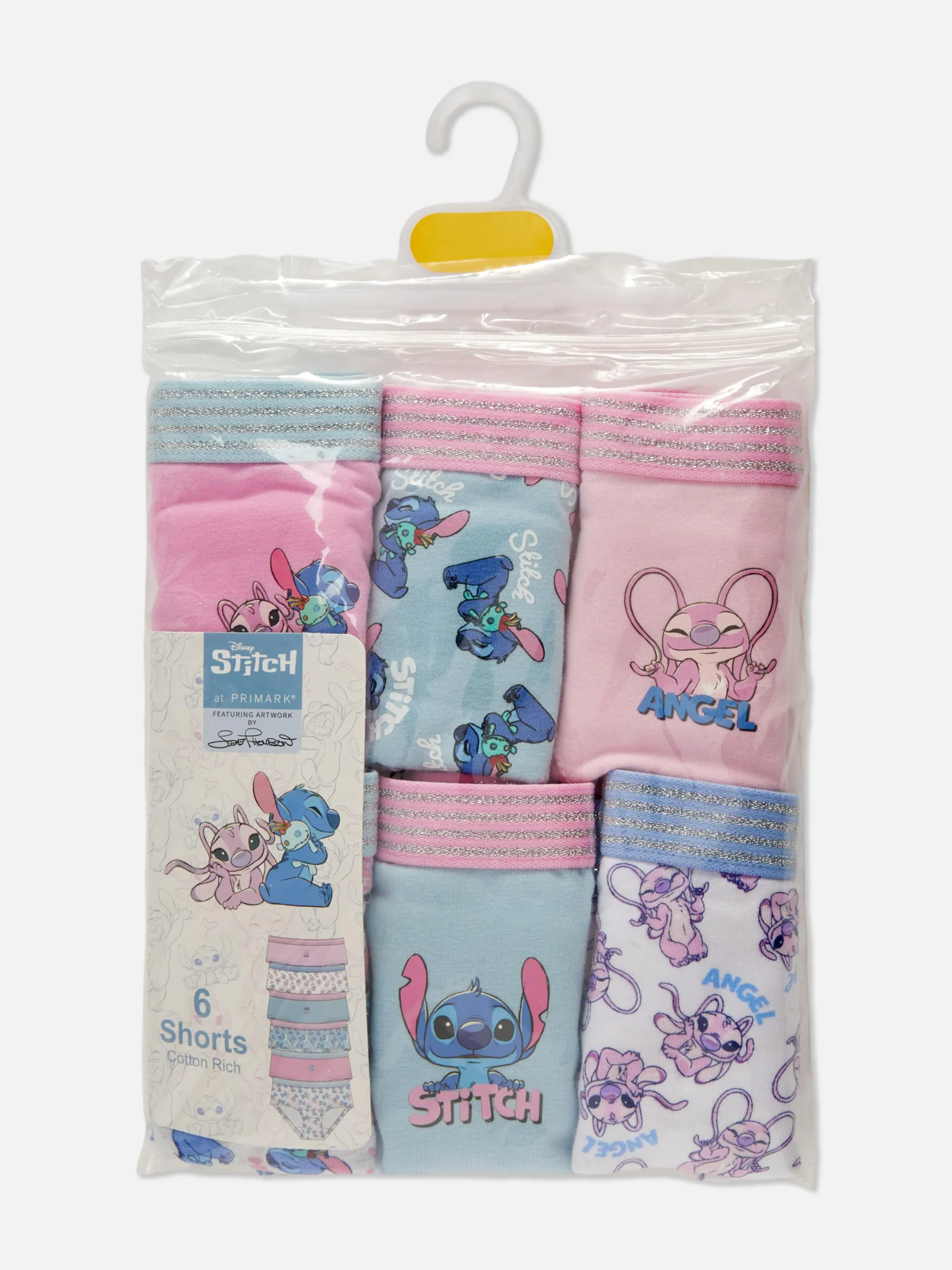 Lot De 6 Culottes Disney Stitch