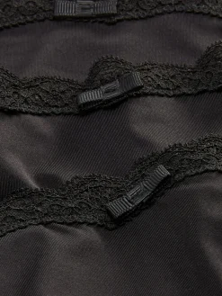 Lot De 3 Culottes En Microfibre Et En Dentelle