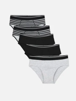 Lot De 5 Culottes En Mélange De Coton