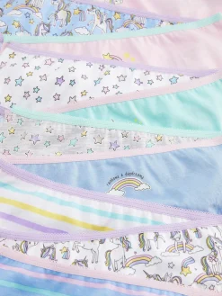 Lot De 10 Culottes Graphiques à Motif Licorne