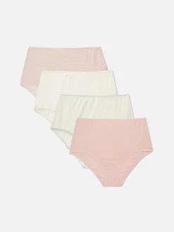 Lot De 4 Culottes Hautes Pour Tous Les Jours