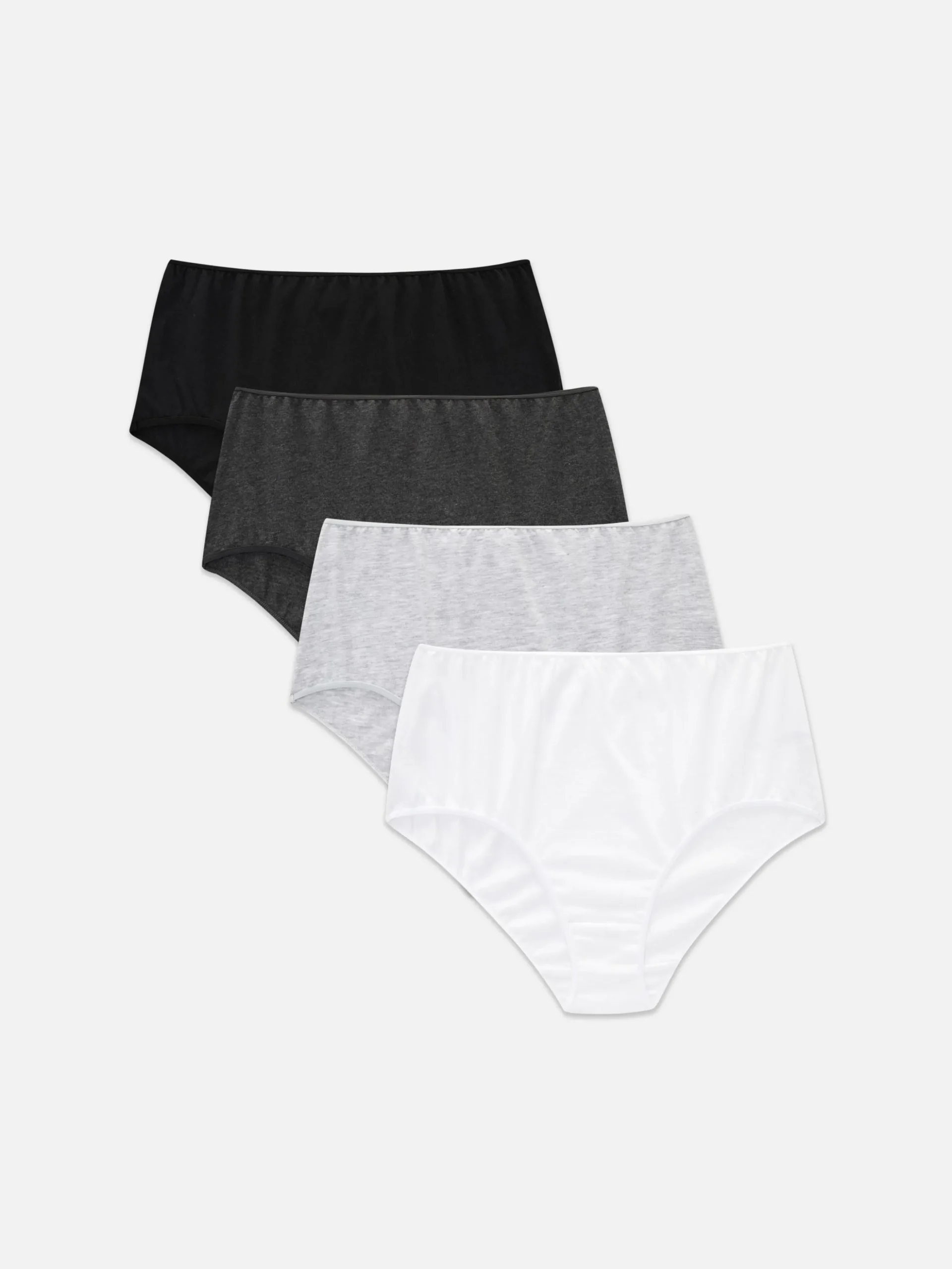 Lot De 4 Culottes Hautes Ton Sur Ton