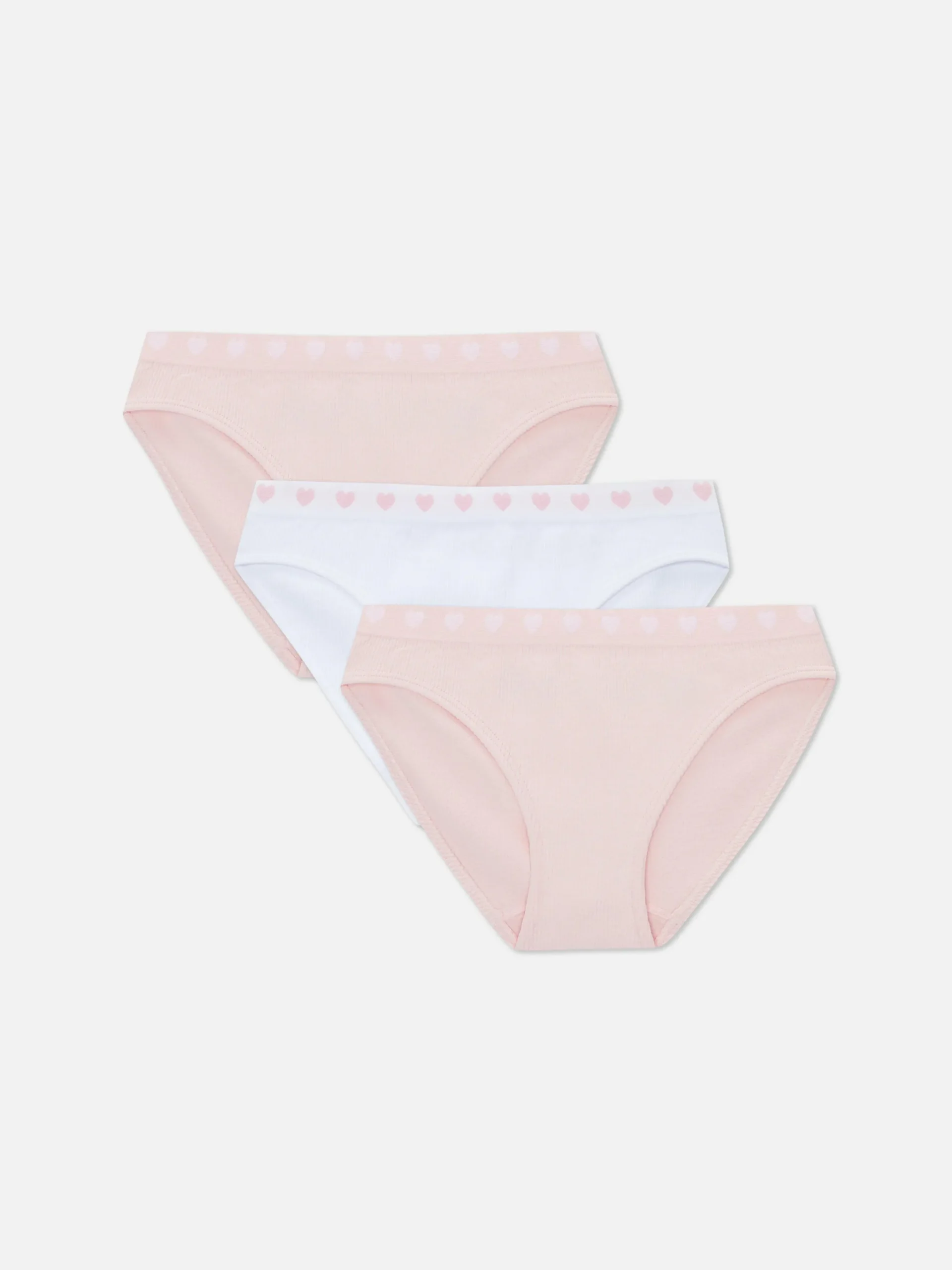Lot De 3 Culottes élastiques Sans Coutures à Cœurs