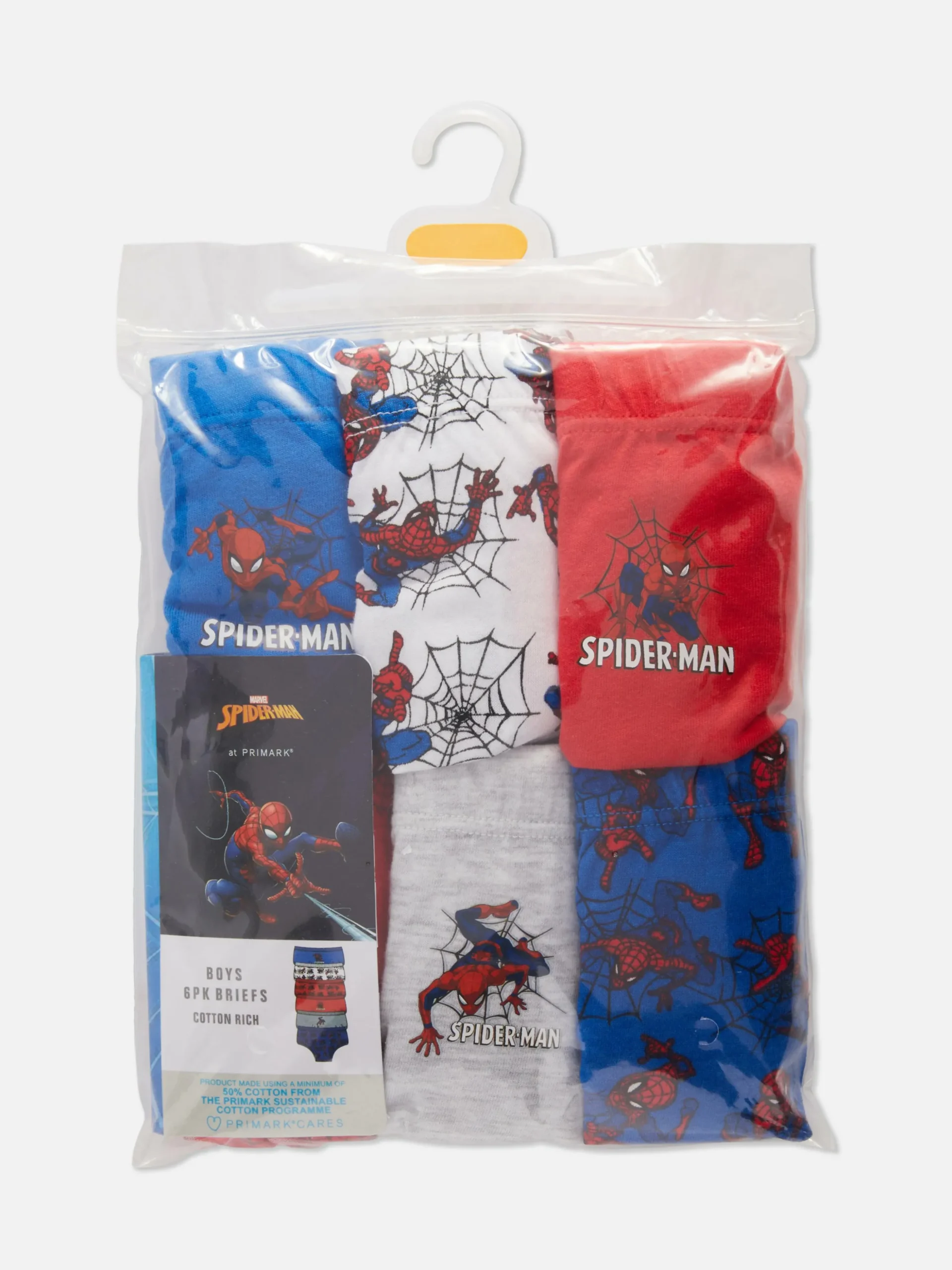 Lot De 6 Culottes Marvel Spider-Man