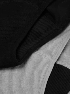 Lot De 3 Culottes Menstruelles Côtelées Taille Haute