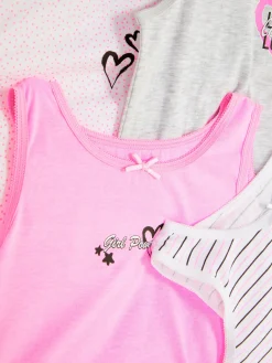 Lot De 4 Débardeurs Graphiques