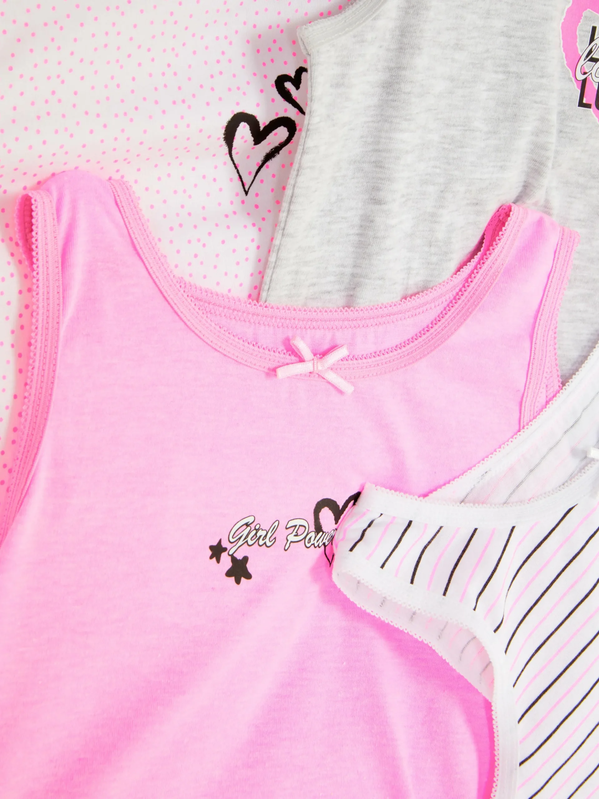 Lot De 4 Débardeurs Graphiques