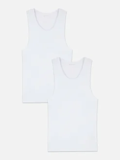 Lot De 2 Débardeurs Sans Manches Ni Couture