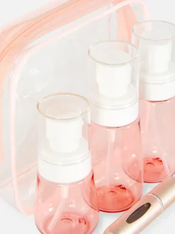 Lot De 4 Flacons De Voyage