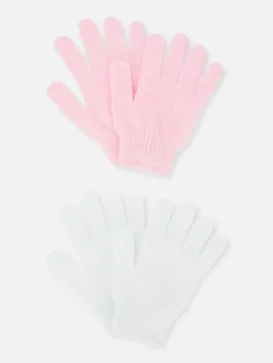 Lot De 2 Gants Exfoliants
