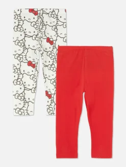 Lot De 2 Leggings Hello Kitty 50e Anniversaire
