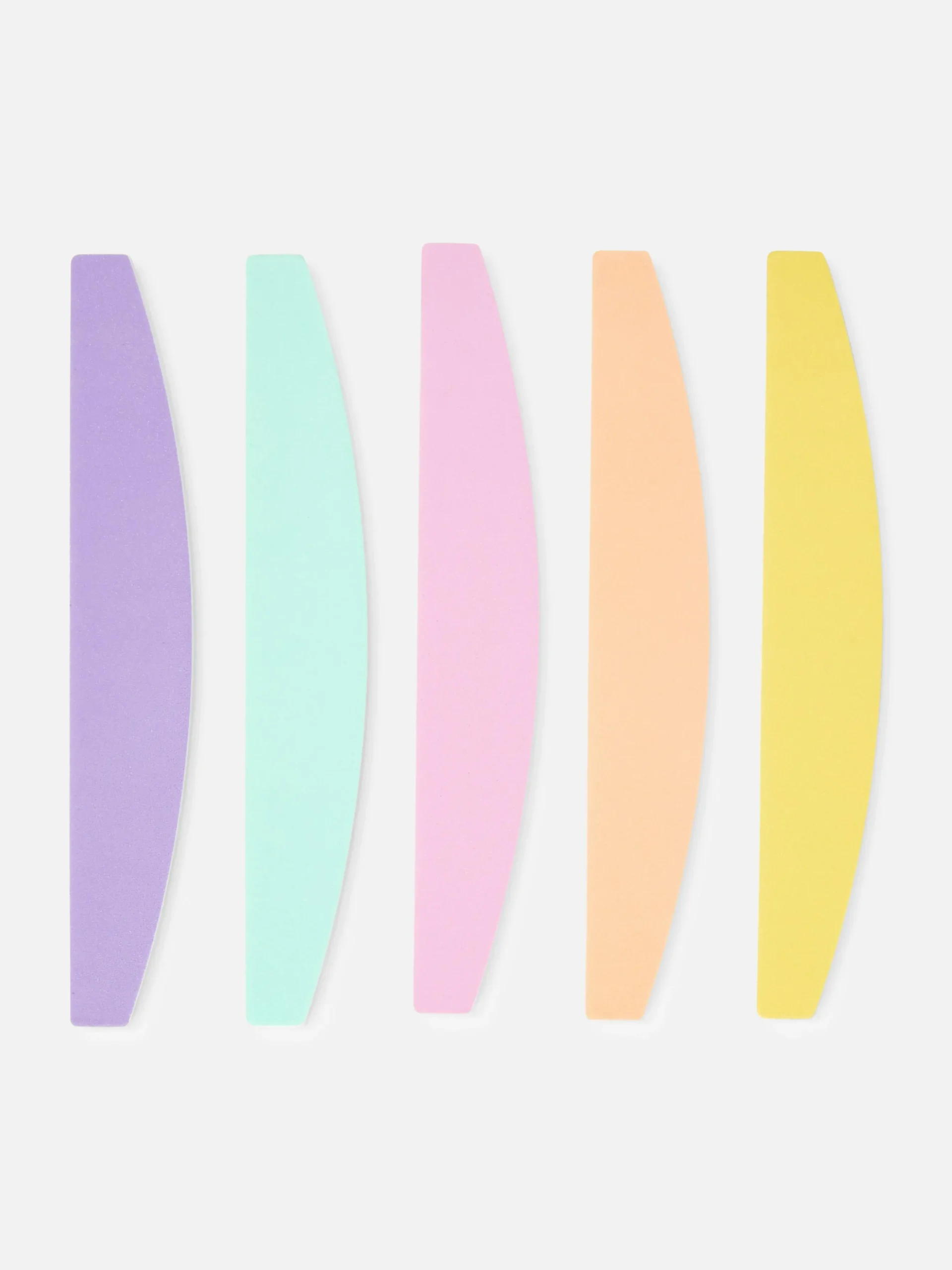 Lot De 5 Limes à Ongles Incurvées PS