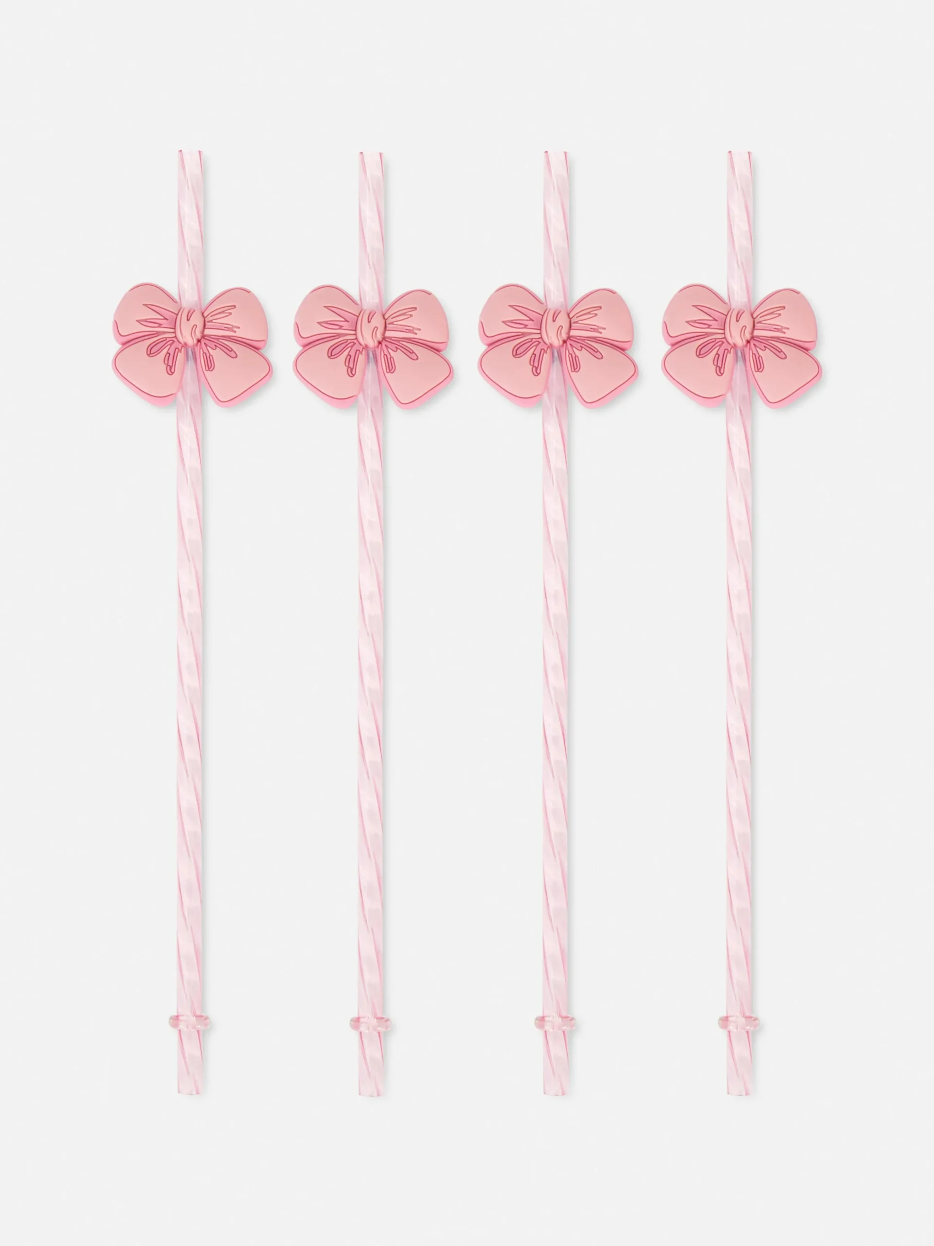 Lot De 4 Pailles Torsadées à Nœud