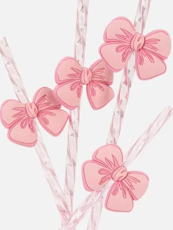 Lot De 4 Pailles Torsadées à Nœud