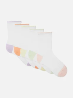 Lot De 5 Paires De Chaussettes à Bord Contrasté