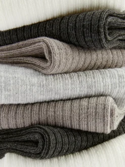 Lot De 7 Paires De Chaussettes De Sport Côtelées Ton Sur Ton