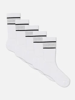 Lot De 5 Paires De Chaussettes De Sport à Rayures