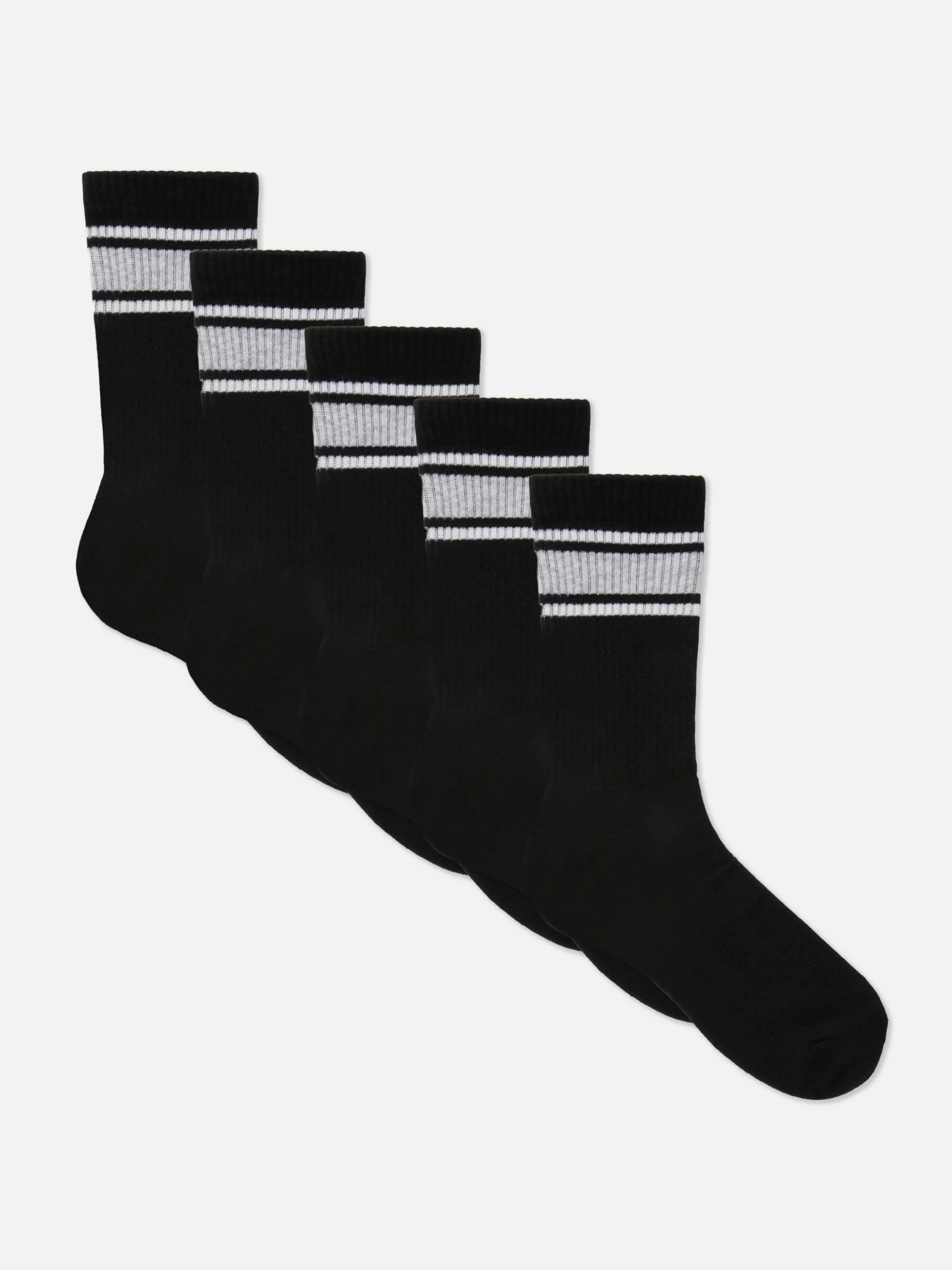 Lot De 5 Paires De Chaussettes De Sport à Rayures