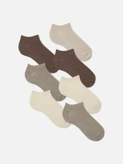 Lot De 7 Paires De Chaussettes Côtelées