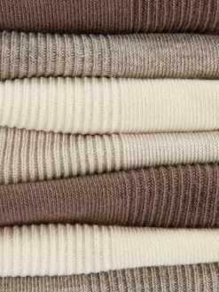 Lot De 7 Paires De Chaussettes Côtelées