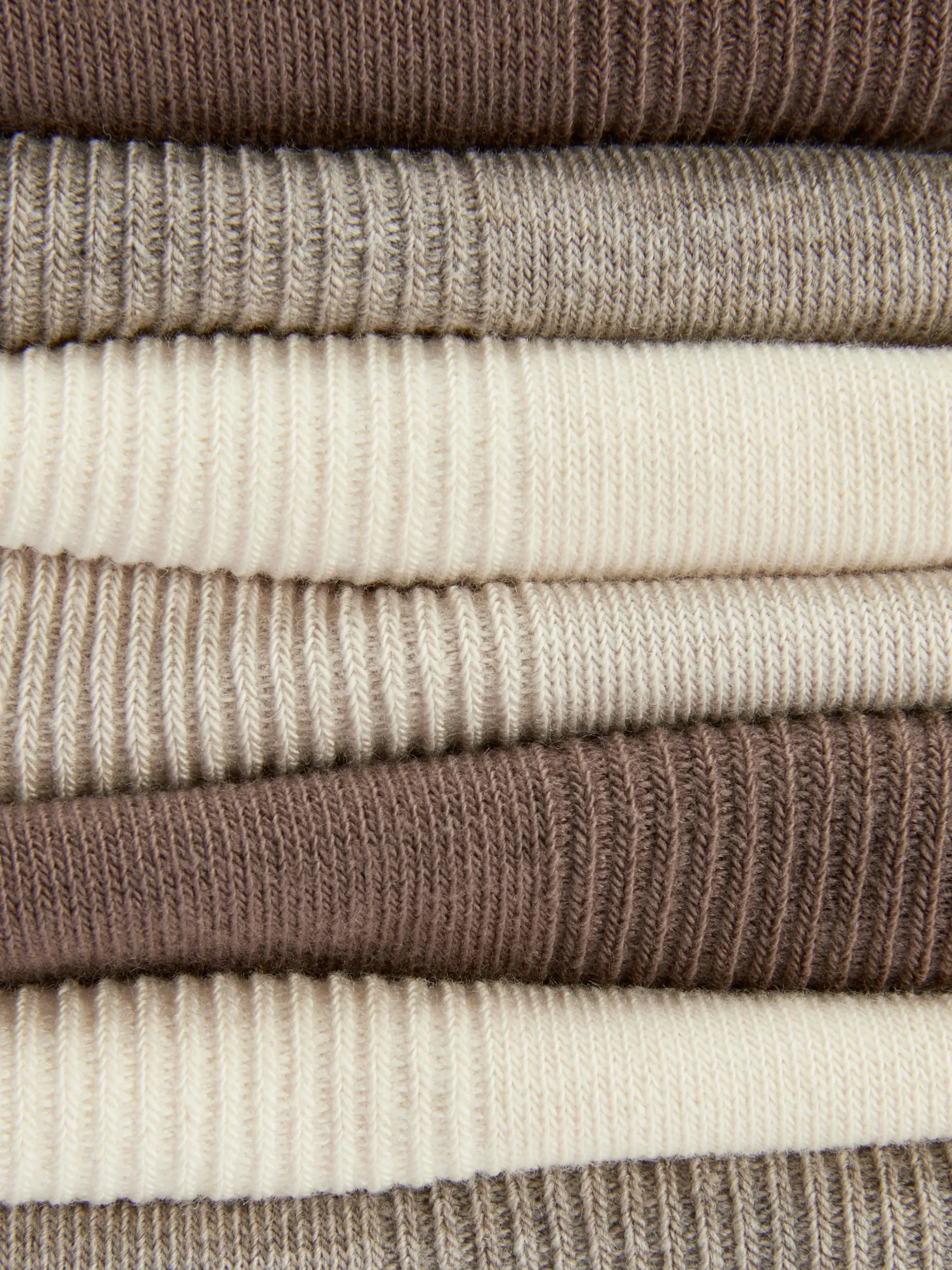 Lot De 7 Paires De Chaussettes Côtelées