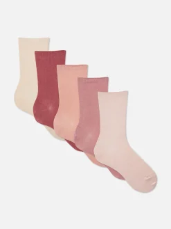 Lot De 5 Paires De Chaussettes Ton Sur Ton