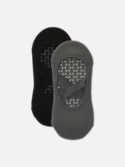 Lot De 2 Paires De Chaussettes De Yoga