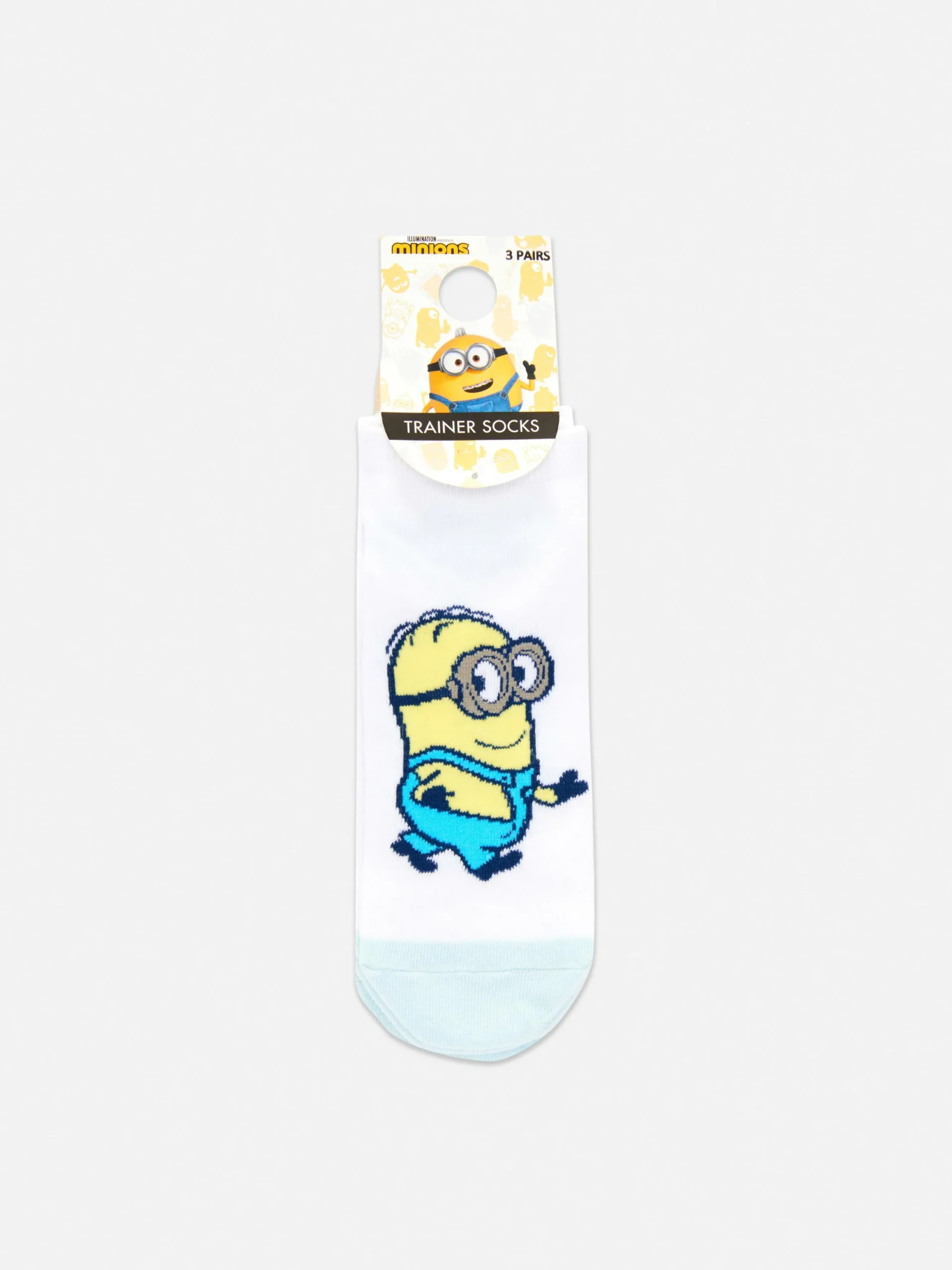 Lot De 3 Paires De Chaussettes Pour Baskets Minions