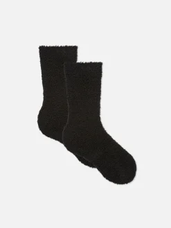 Lot De 2 Paires De Chaussettes En Bouclé Duveteux