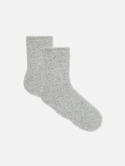 Lot De 2 Paires De Chaussettes Chaudes Bouclées