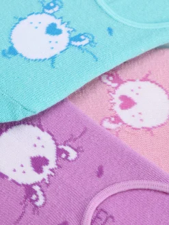 Lot De 3 Paires De Chaussettes Invisibles Bisounours