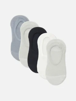Lot De 5 Paires De Chaussettes Ton Sur Ton Texturées