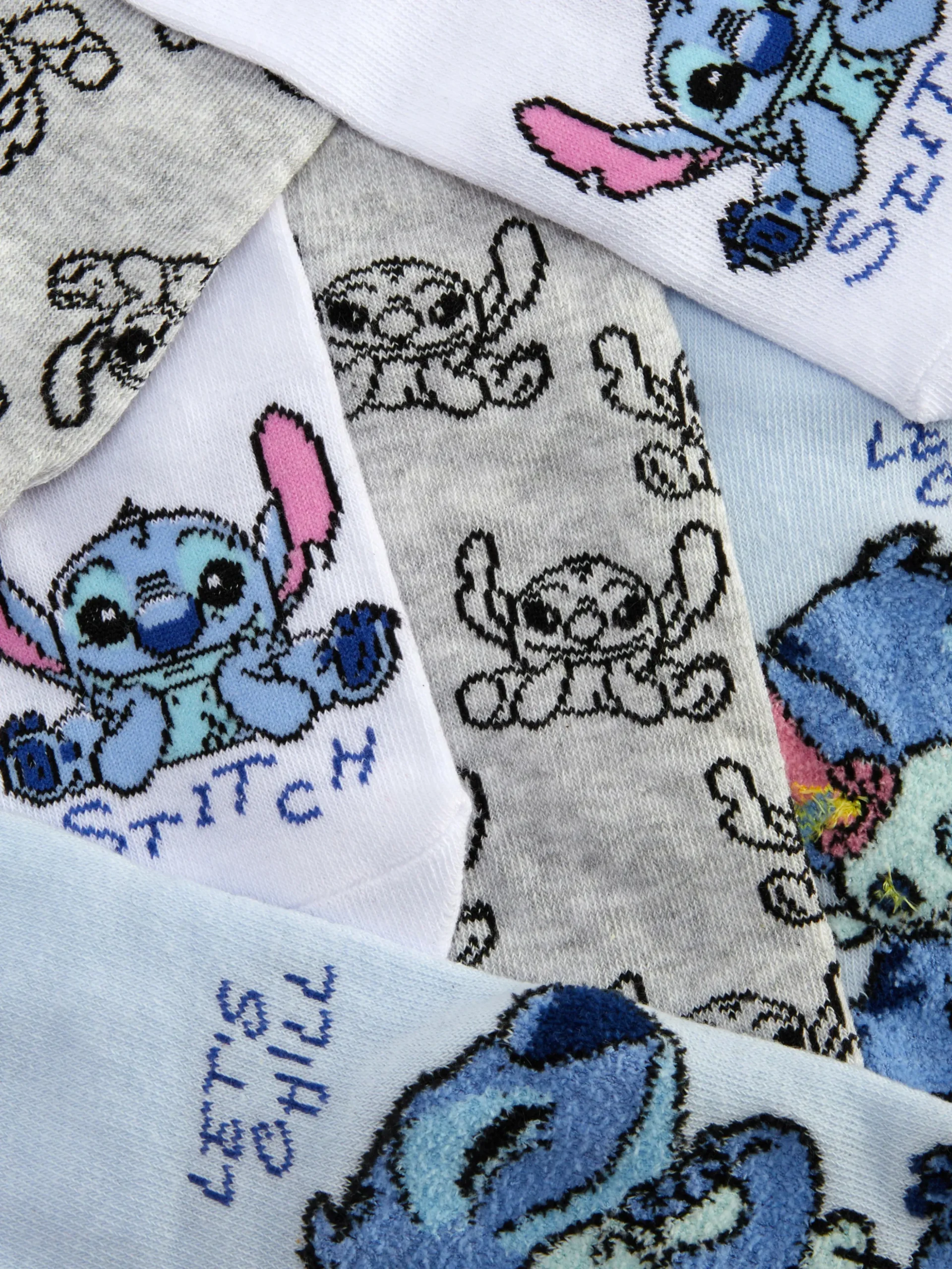 Lot De 3 Paires De Chaussettes Disney Stitch