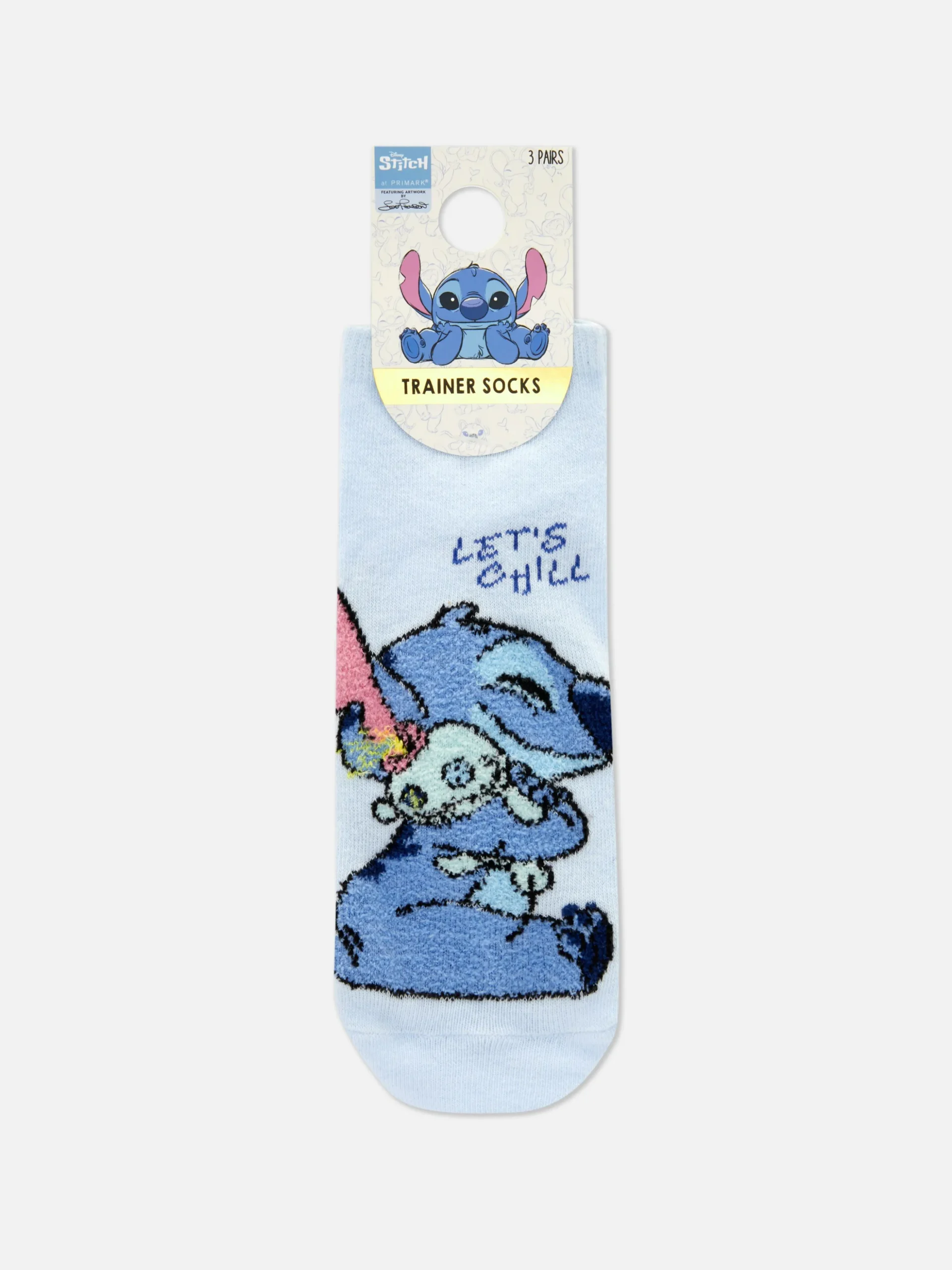Lot De 3 Paires De Chaussettes Disney Stitch