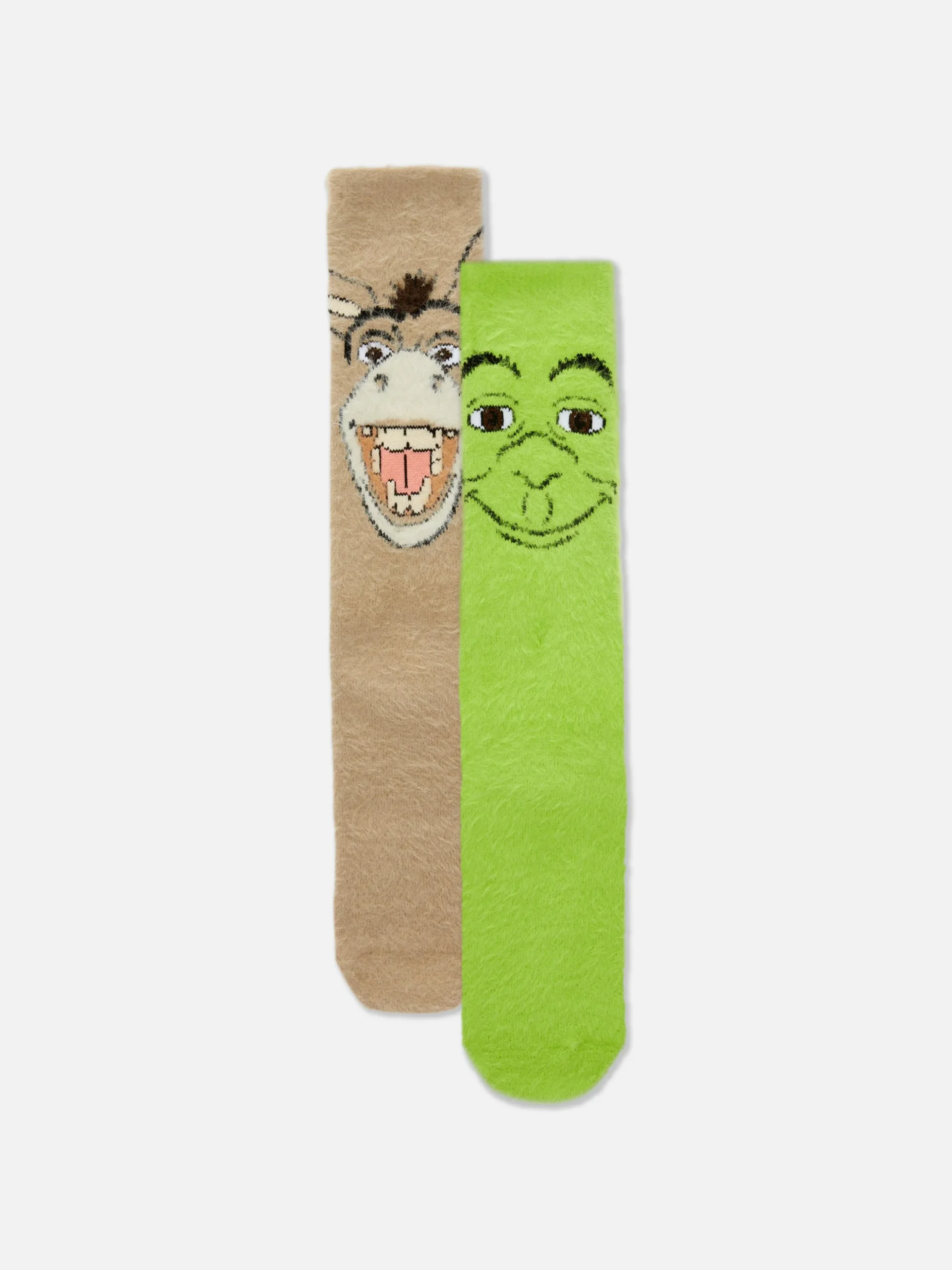 Lot De 2 Paires De Chaussettes Chaudes Shrek
