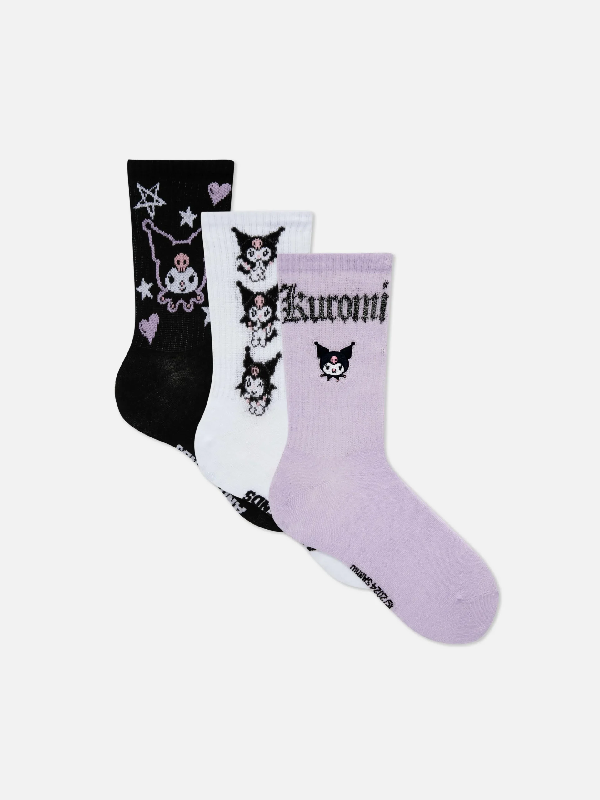 Lot De 2 Paires De Chaussettes Hello Kitty Kuromi