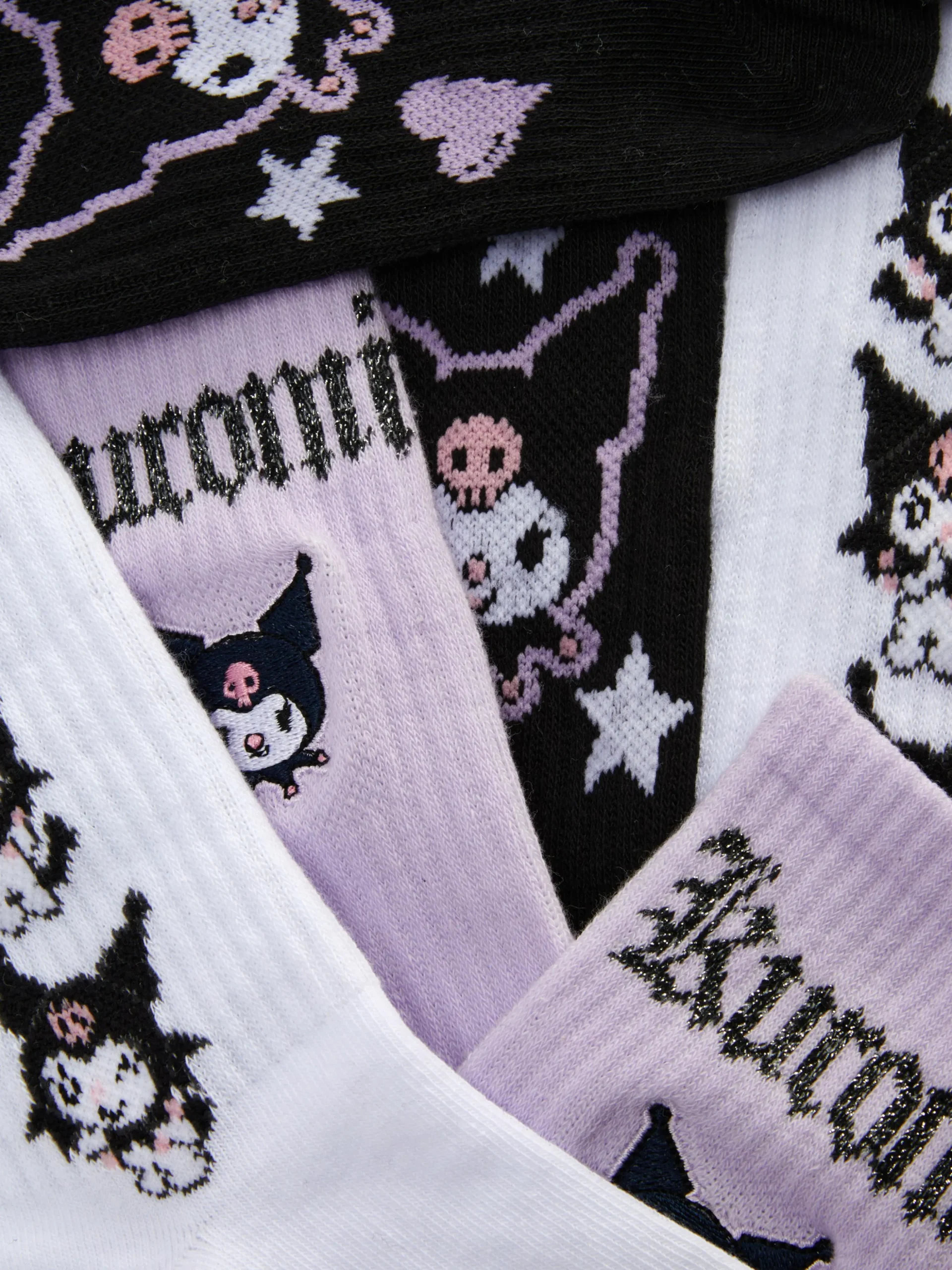 Lot De 2 Paires De Chaussettes Hello Kitty Kuromi