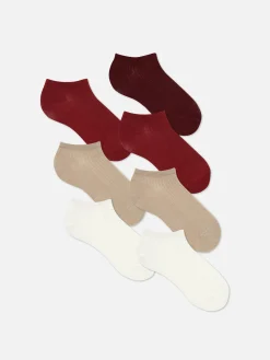 Lot De 7 Paires De Chaussettes Colorées Pour Baskets