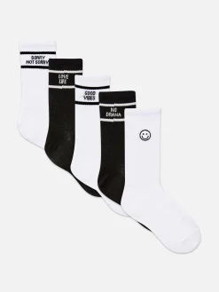 Lot De 5 Paires De Chaussettes