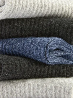 Lot De 5 Paires De Chaussettes Côtelées