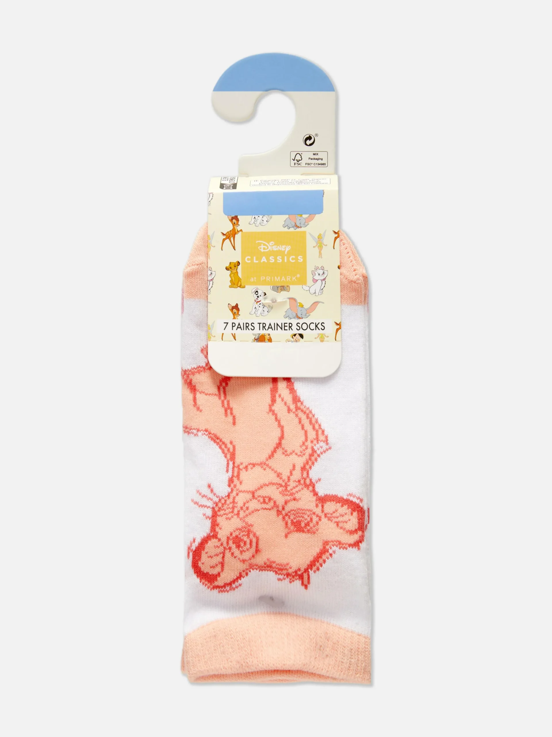 Lot De 7 Paires De Chaussettes Personnages Disney