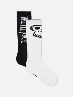 Lot De 2 Paires De Chaussettes Beetlejuice