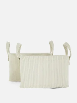 Lot De 2 Paniers De Rangement Gigognes