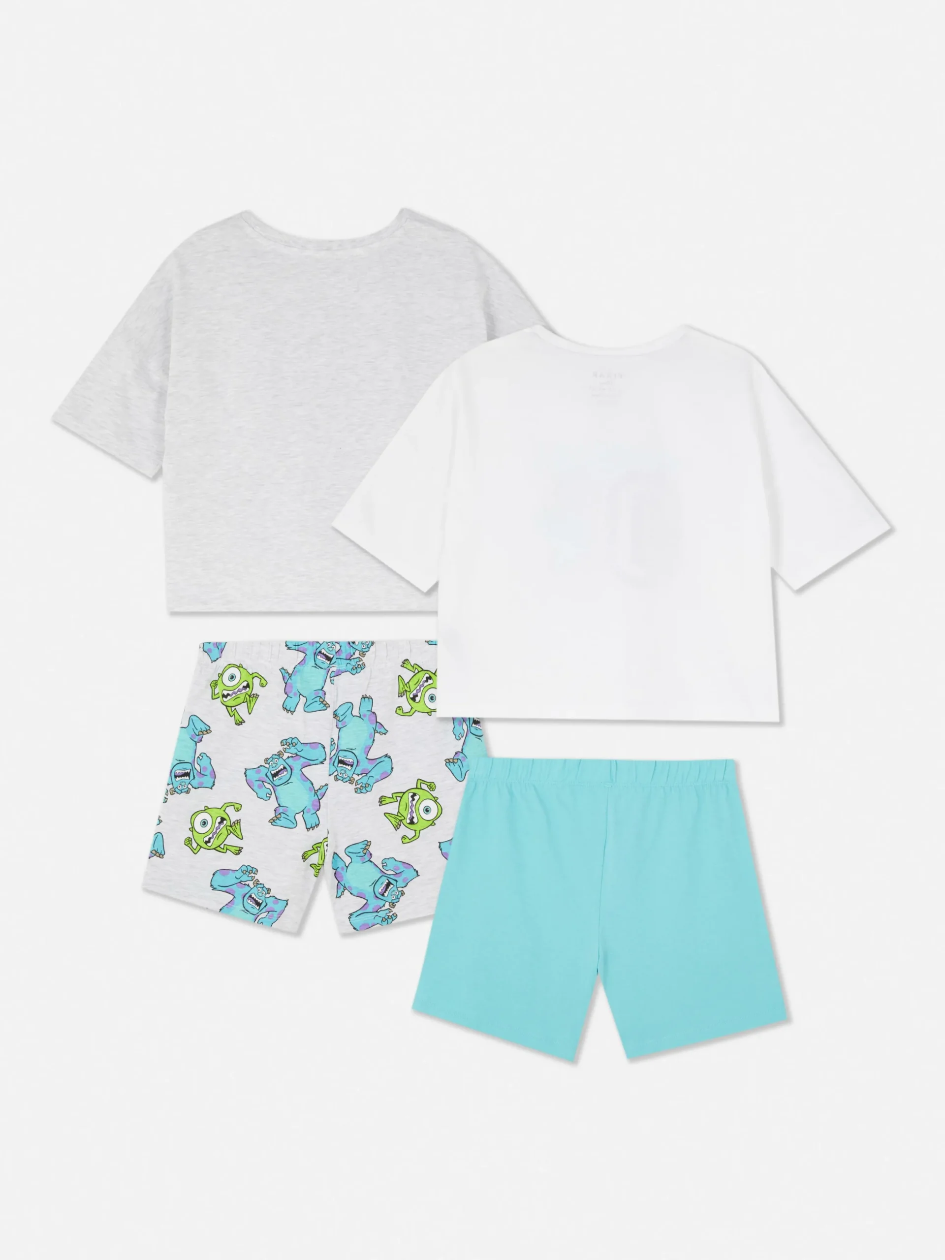 Lot De 2 Pyjamas Courts Disney Monsters, Inc.