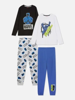 Lot De 2 Pyjamas Longs Marvel Black Panther