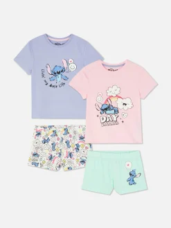 Lot De 2 Pyjamas Short Disney Lilo & Stitch