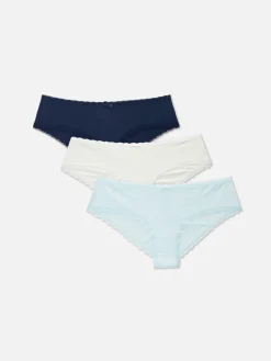 Lot De 3 Shortys Bordés De Dentelle