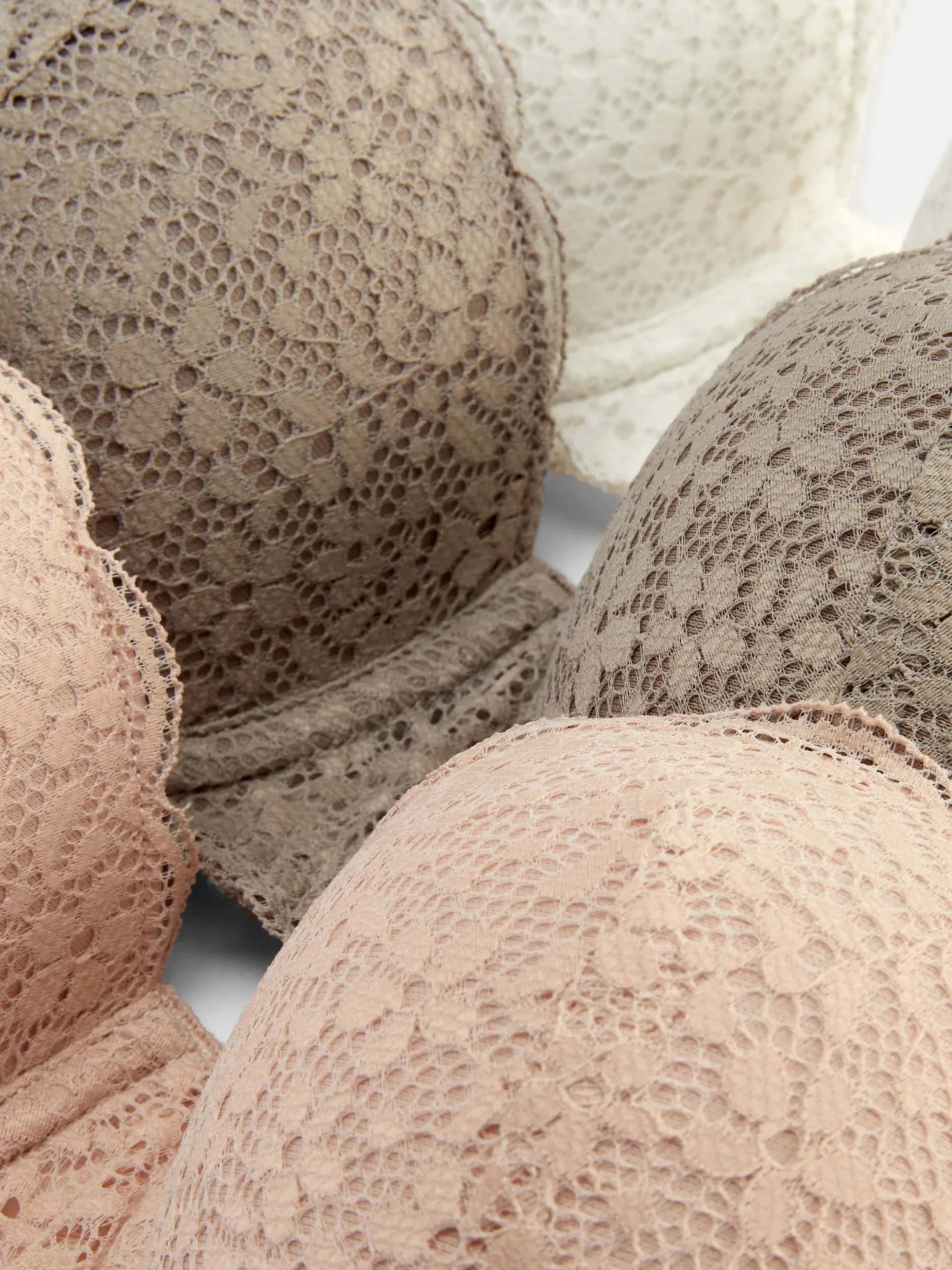 Lot De 3 Soutiens-gorge Balconnets En Dentelle