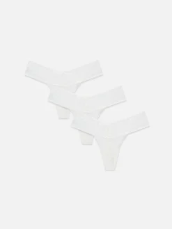 Lot De 3 Strings Bandeau En Dentelle