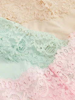 Lot De 3 Strings Bandeau En Dentelle